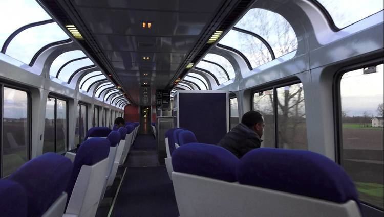 Capitol Limited (Amtrak train) 4k SONY FDRAX100 Amtrak Superliner Walk thru Capitol Limited 29