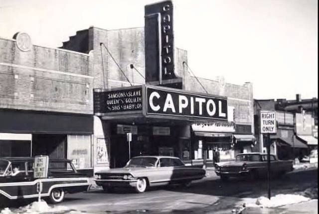 Capitol Theatre (Passaic, New Jersey) Capitol Theater in Passaic NJ 1963 Before the Concerts Vintage