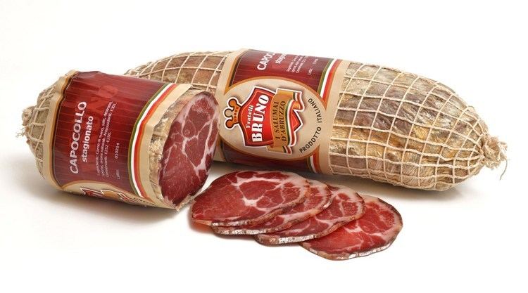 Capocollo Aged Capocollo salami 1500 kg vacuum packed