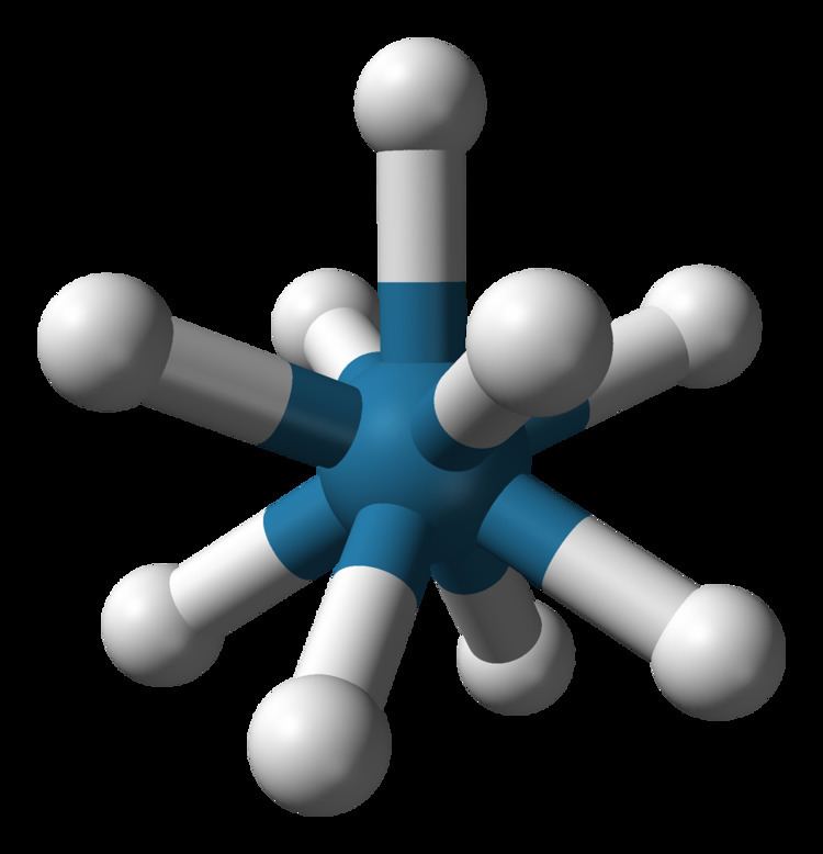 Capped square antiprismatic molecular geometry