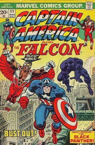 Captain America and the Falcon Captain America and the Falcon 171 Guest starring the Black