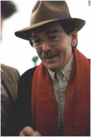 Captain Beefheart Don Van Vliet at Galerie Michael Werner on 5th May 1985 by Carl