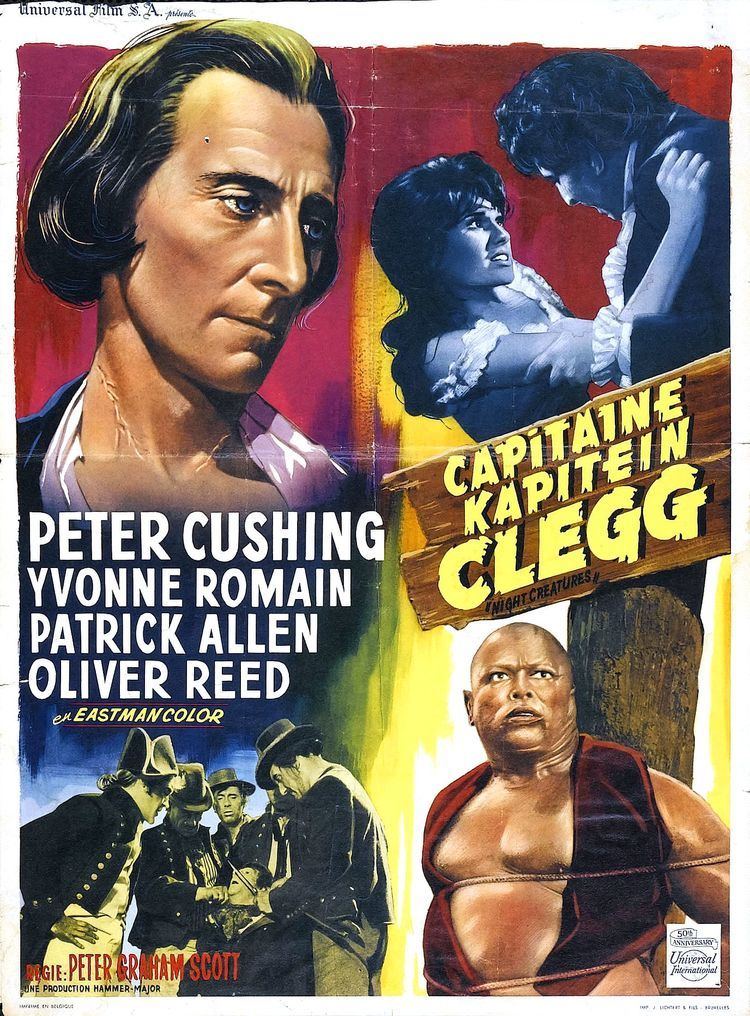 Captain Clegg (film) Poster for Night Creatures aka Captain Clegg 1962 UK Wrong