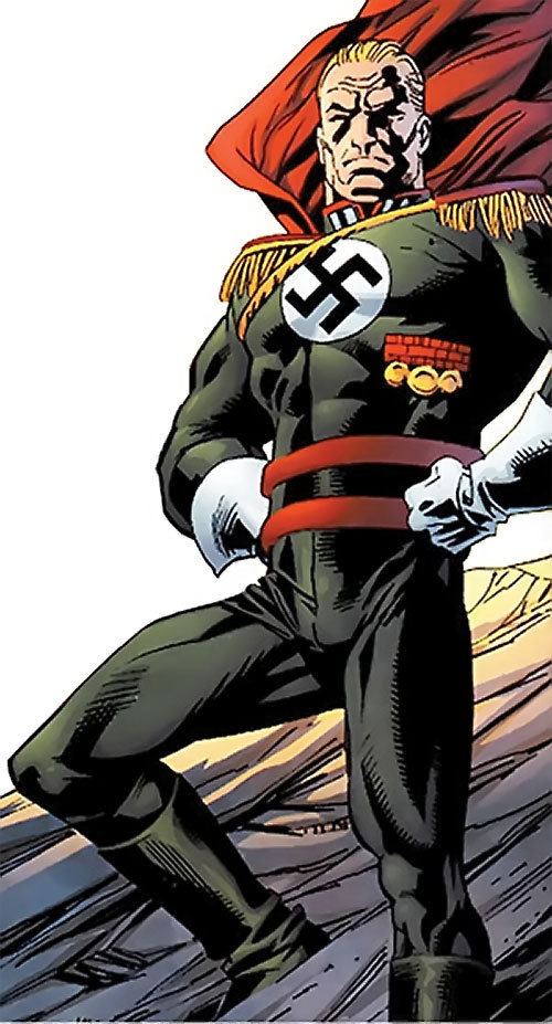 Captain Nazi Captain Nazi DC Comics Captain Marvel JSA enemy Profile