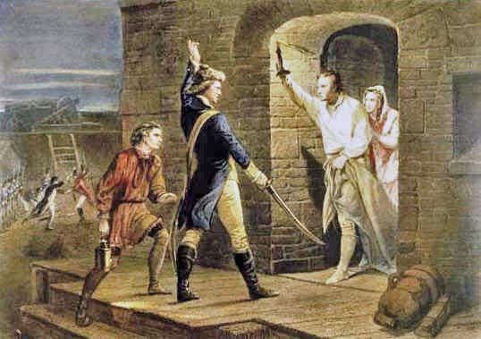 Capture of Fort Ticonderoga Battle of Fort Ticonderoga