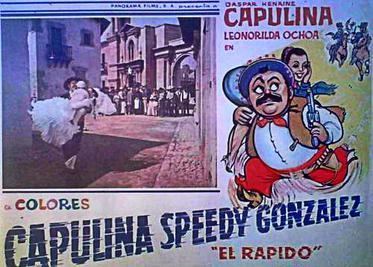 Capulina Speedy Gonzalez movie poster