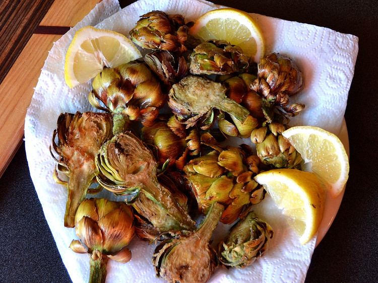 Carciofi alla giudia Deep Fried Artichokes Carciofi alla Giudia Susan eats London