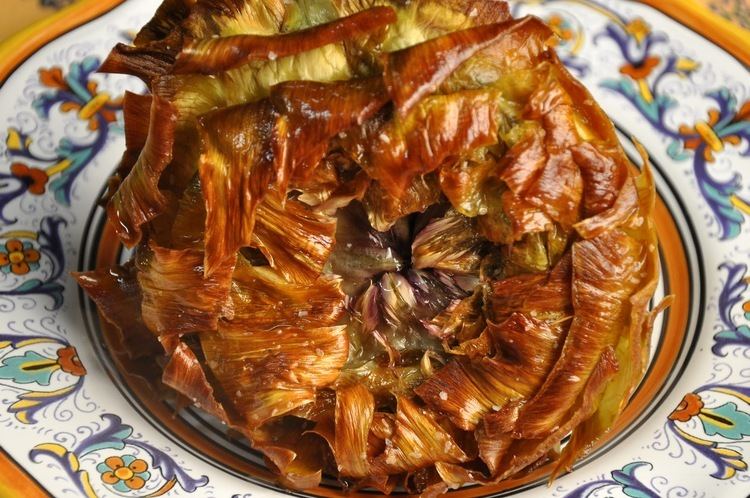 Carciofi alla giudia Epicuruscom Recipes Artichokes Jewish Style Carciofi alla Giudia