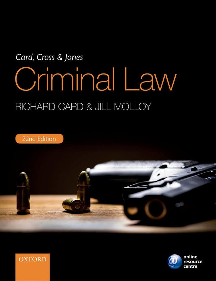 Card, Cross and Jones: Criminal Law t0gstaticcomimagesqtbnANd9GcSvJjO8wt0g54YTa