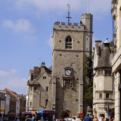 Carfax, Oxford Carfax Tower UK Boating Holidays Boat Hire River Thames