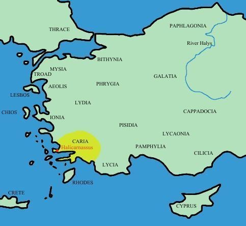 Caria Ancient Caria and Ionia