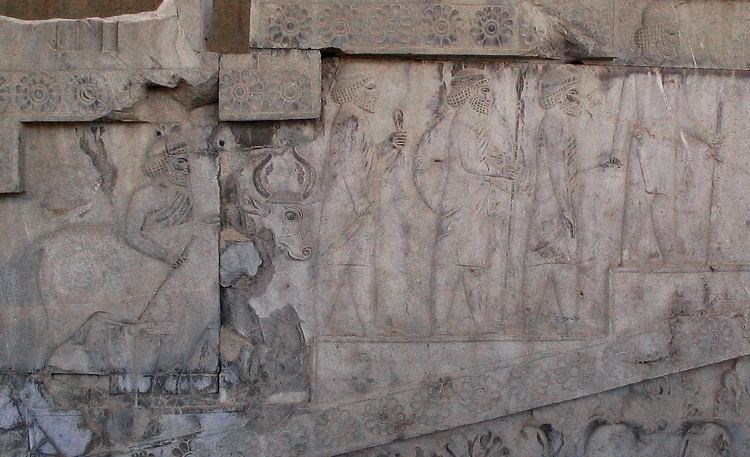 Carians Persepolis Apadana East Stairs