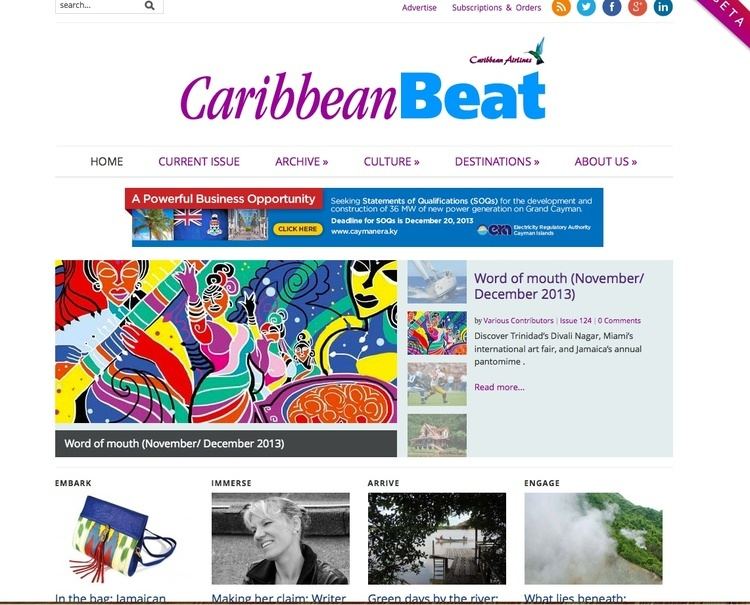 Caribbean Beat The top articles on Caribbean Beat and Discover Trinidad amp Tobago