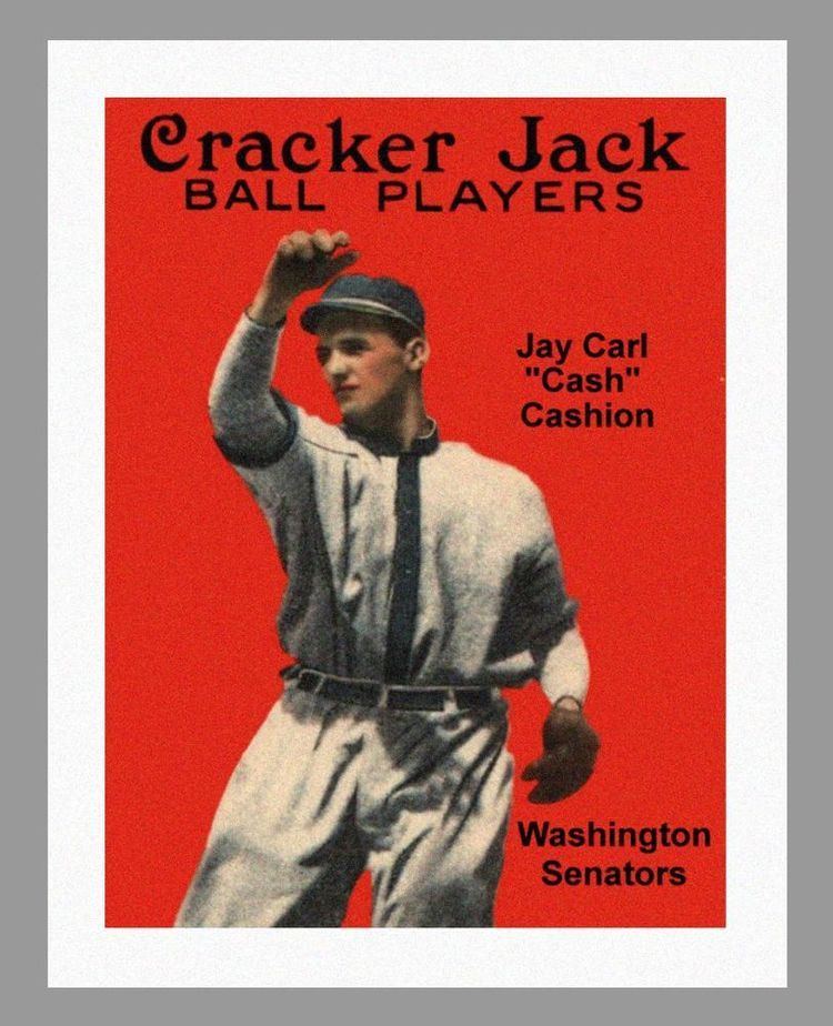 Carl Cashion JAY CARL CASHION CRACKER JACK BALL PLAYERS PRINT ON 85 x 11