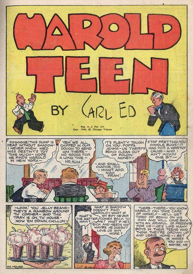 Carl Ed Harold Teen by Carl Ed Old News