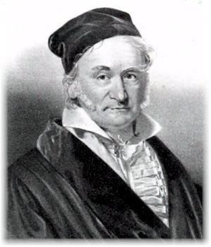 Carl Friedrich Gauss Johann Carl Friedrich Gauss