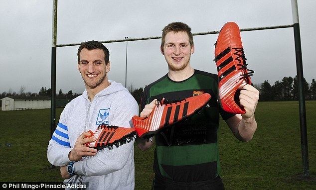 Carl Griffiths Rugby39s Carl Griffiths given boots by Wales captain Sam
