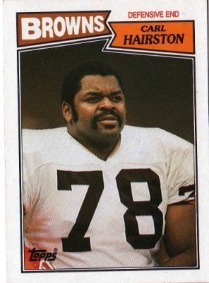 Carl Hairston CLEVELAND BROWNS Carl Hairston 90 TOPPS 1987 NFL American Football