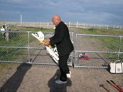 Carl Kabat Carl Kabat at Minuteman III missile silo