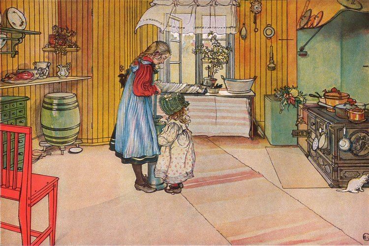 Carl Larsson The Kitchen Carl Larsson WikiArtorg