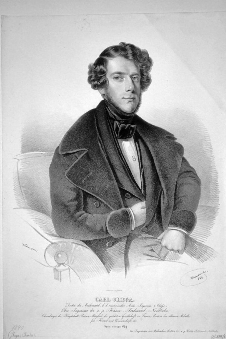 Carl Ritter von Ghega FileCarl von Ghega 1840 Lithojpg Wikimedia Commons