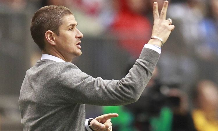 Carl Robinson Vancouver coach Carl Robinson in Major League Soccer for