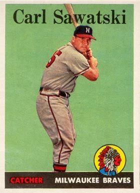 Carl Sawatski 1958 Topps Carl Sawatski 234 Baseball Card Value Price Guide