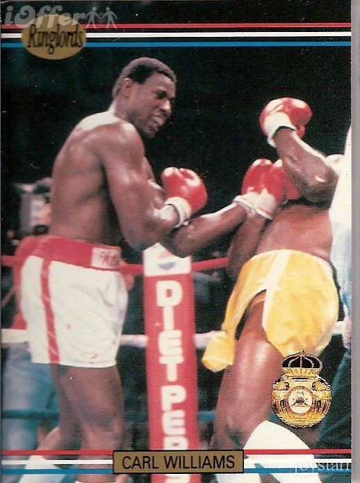 Carl Williams (boxer) 1991 Ringlords 7 Carl Williams Boxing Cards NM Ne