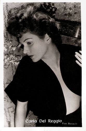 Carla Del Poggio European Film Star Postcards Carla Del Poggio