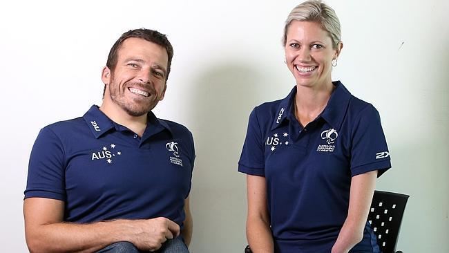 Carlee Beattie Aussies Kurt Fearnley and Carlee Beattie preparing for Rio