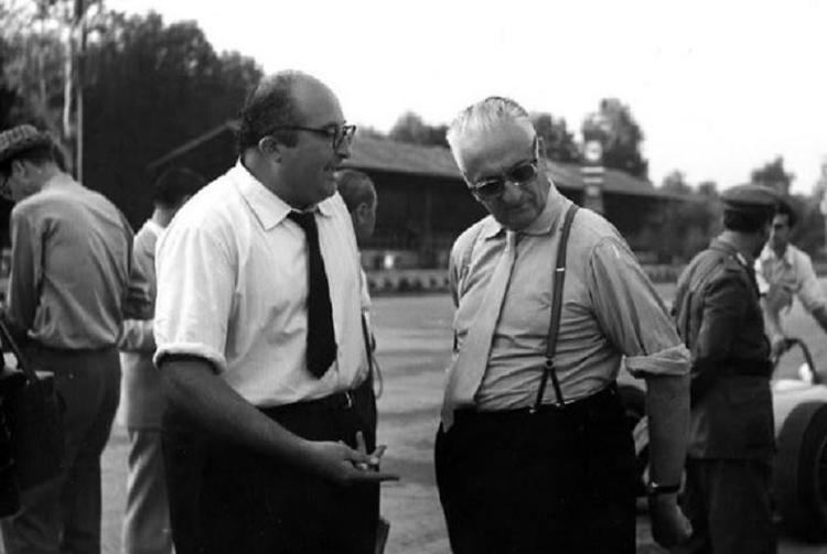 Carlo Chiti Carlo Chiti ed Enzo Ferrari FormulaPassionit