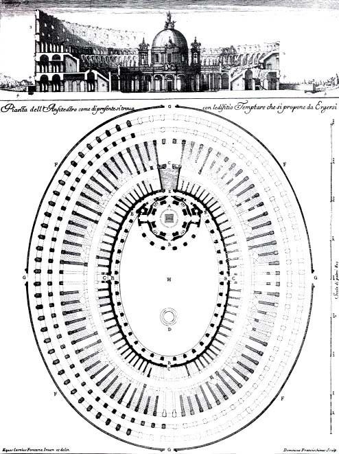 Carlo Fontana Carlo Fontana Plan and elevation of a church to be erected in the