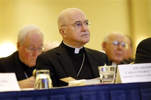 Carlo Maria Viganò US bishops applaud Vatican official behind Pope39s meeting with Kim