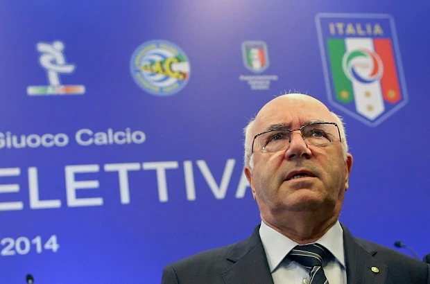 Carlo Tavecchio Italian football federation elect Carlo Tavecchio as