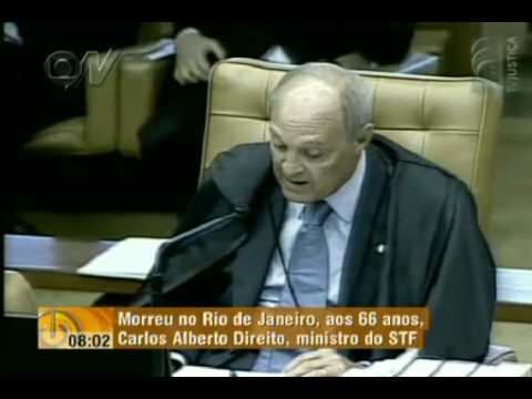 Carlos Alberto Menezes Direito Morre Carlos Alberto Menezes Direito ministro do STF YouTube