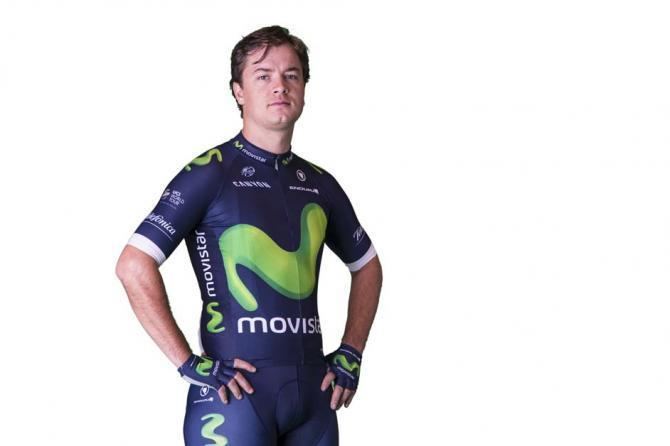Carlos Betancur Betancur Quintana Moreno and Valverde wear 2016 Movistar kit