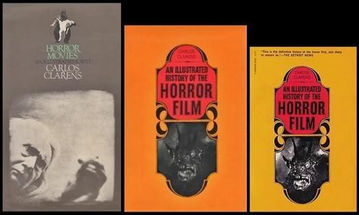 Carlos Clarens Carlos Clarens Illustrated History survey of Horror movies