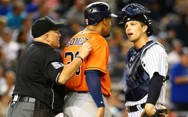 Carlos Gómez LOOK Benches clear when Yankees have issue with Carlos Gomez