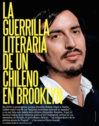 Carlos Labbé Revista Sbado on Twitter quotLa guerrilla literaria del escritor