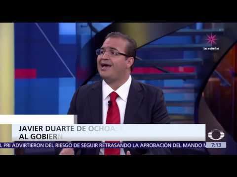 Carlos Loret de Mola 12 10 2016 Javier Duarte en entrevista con Carlos Loret de Mola
