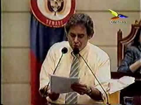 Carlos Moreno de Caro Moreno de Caro en senado 2005 Suelta mariposas YouTube