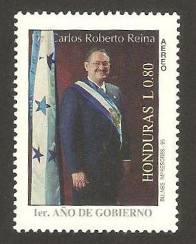 Carlos Roberto Reina Sello carlos roberto reina 080 de Honduras America