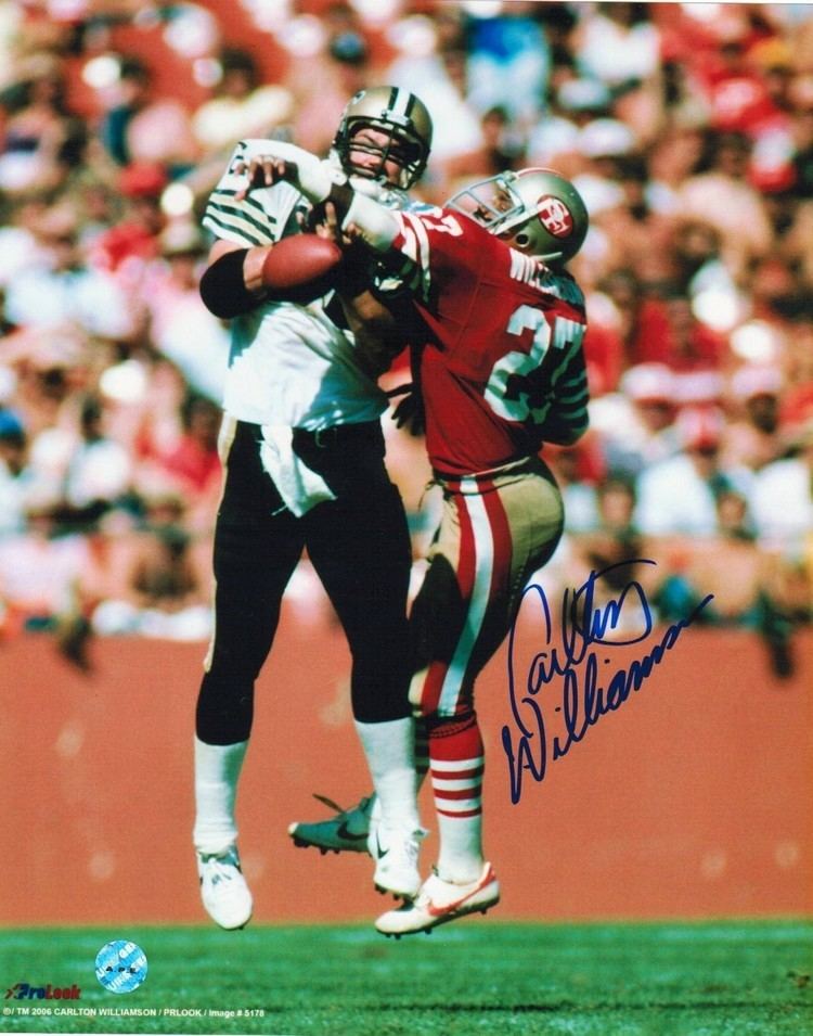 Carlton Williamson AAA Sports Memorabilia LLC Carlton Williamson San Francisco 49ers