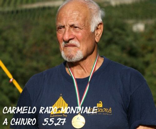 Carmelo Rado masterstrackcom Carmelo Rado adds M80 discus WR to collection