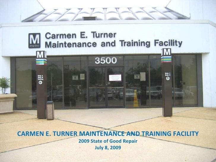 Carmen E. Turner Carmen E Turner Maintenance and Training Facility Tour Slide 1