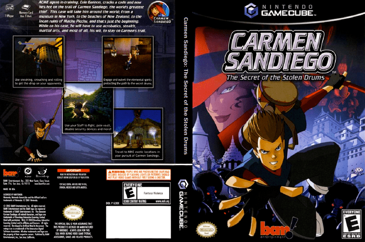 Carmen Sandiego: The Secret of the Stolen Drums artgametdbcomwiicoverfullHQUSG3DE6Lpng