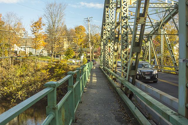 Carmine Liberta Bridge Undiscovered New Paltz The Carmine Liberta Bridge History