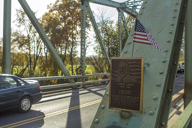 Carmine Liberta Bridge Undiscovered New Paltz The Carmine Liberta Bridge History