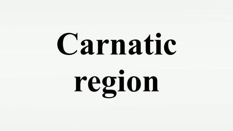 Carnatic region