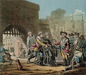 The British surrender of Madras, 1746